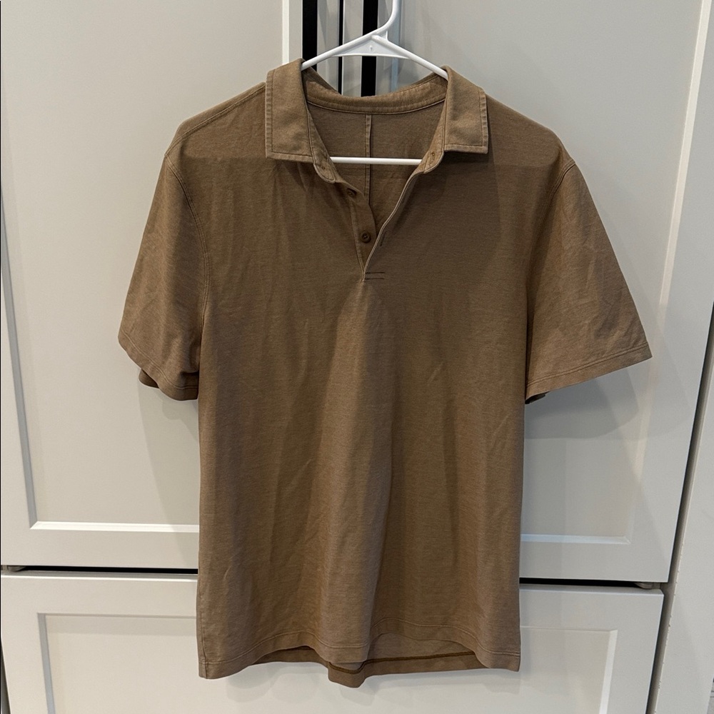 lululemon athletica Brown Polo Shirt